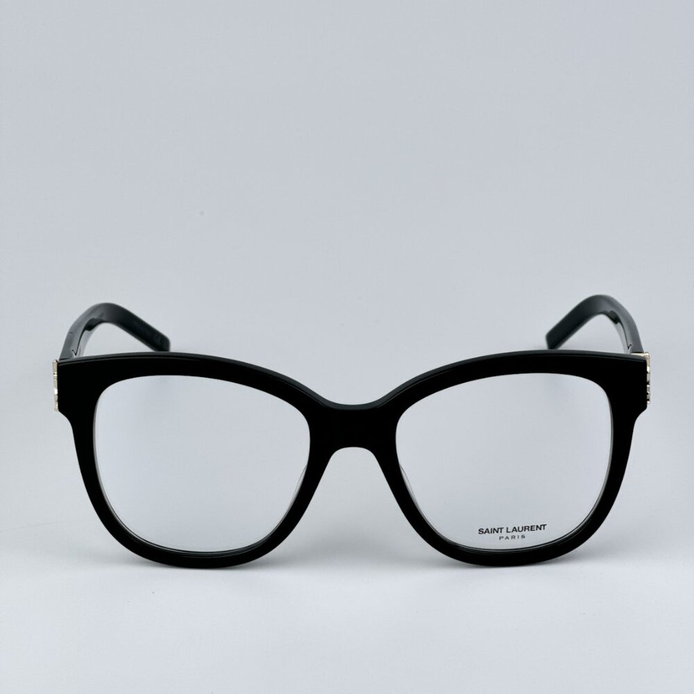 Saint Laurent SLM97 001 BRAND NEW Eyeglasses Black Square Women